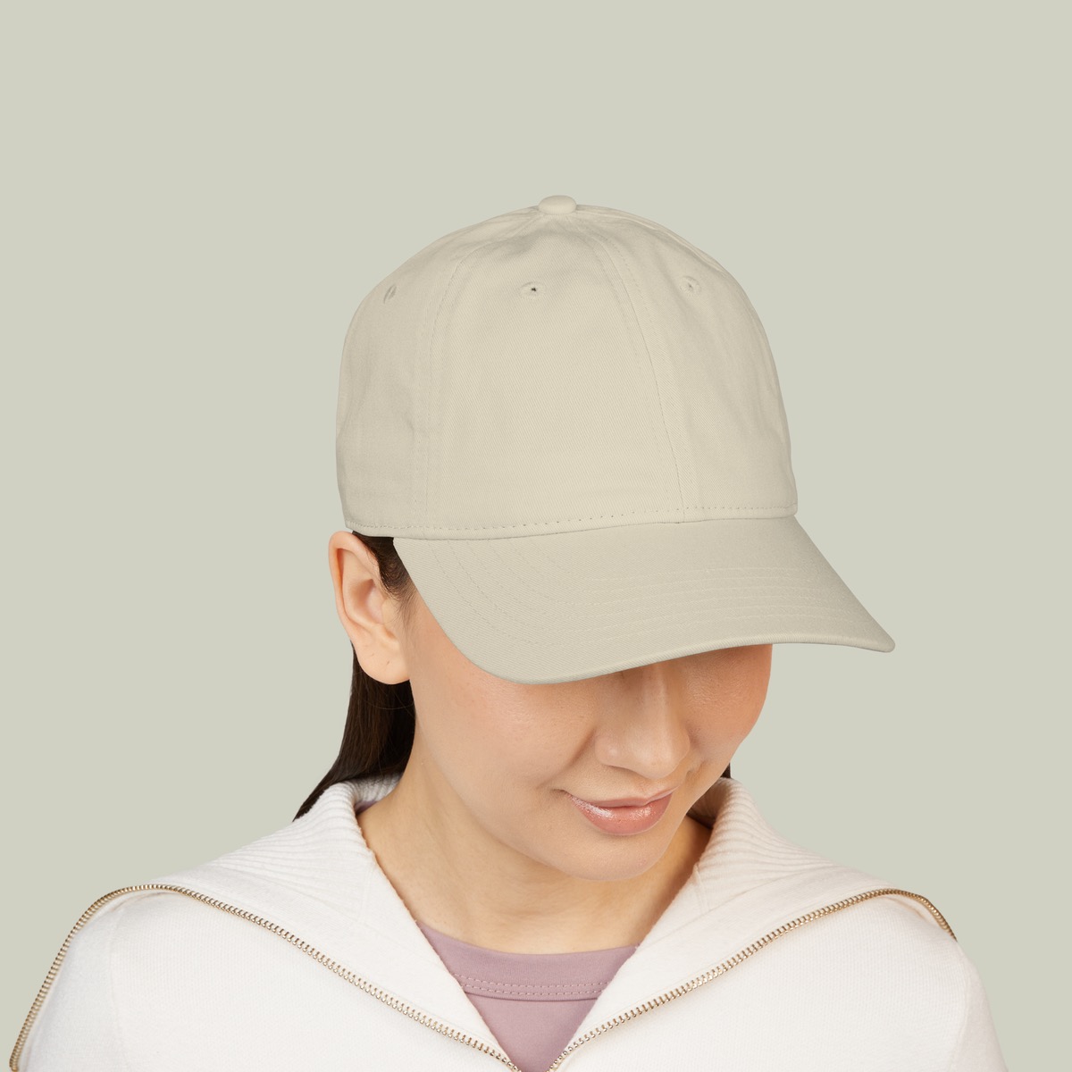 Organic cotton twill baseball cap, econscious blank
