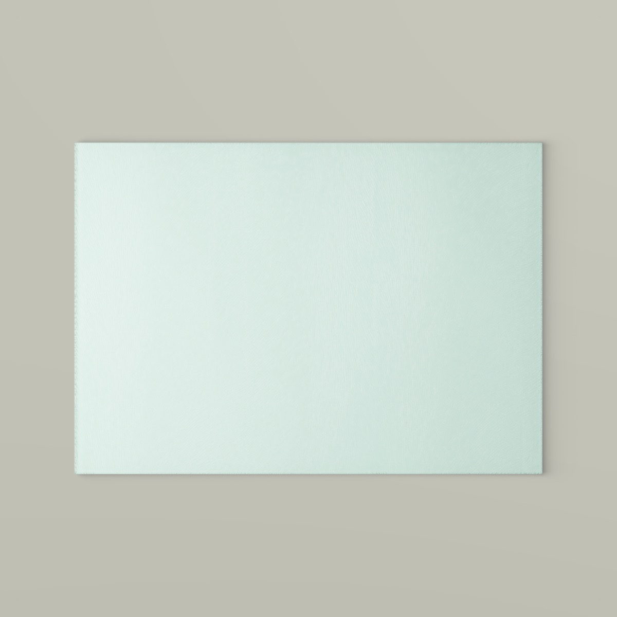 Rectangular tempered glass cutting board